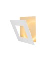 DALIA * APLIQUE CUADRADO 24W - ORO + BLANCO